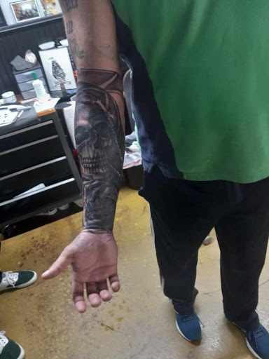 Explore chest tattoo ideas for guys, creative tattoo ideas in Venice, available at Ministry of Ink Tattoo & Piercing