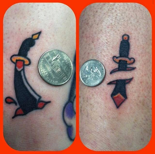 Explore bone tattoo ideas, creative tattoo ideas in Martinsburg, available at 100 Proof Tattoo