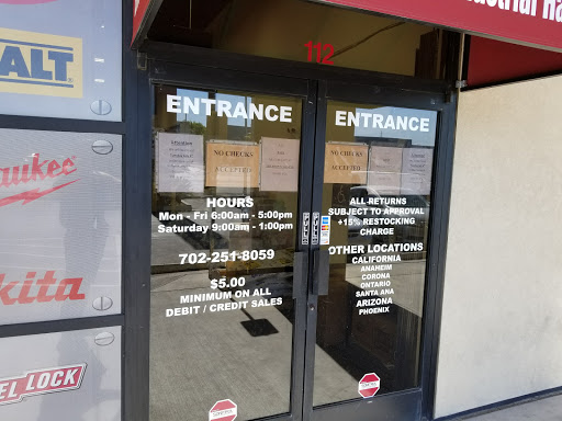 Hardware Store «McFadden-Dale Industrial Hardware», reviews and photos, 5580 S Decatur Blvd #114, Las Vegas, NV 89118, USA