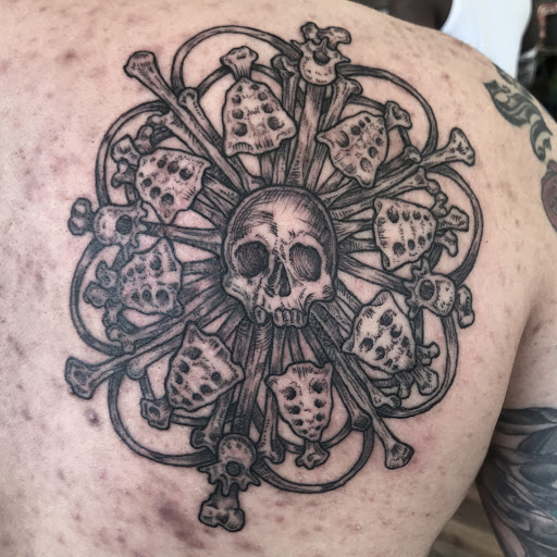 Explore christian cross tattoo ideas, creative tattoo ideas in Alexandria, available at Sayan Tattoo Company