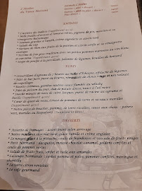 Menu du Restaurant Au Vieux Morsent: L' Atelier à Saint-Sébastien-de-Morsent