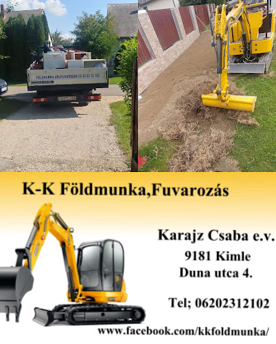 K&K Földmunka, Fuvarozás - Építőipari vállalkozás