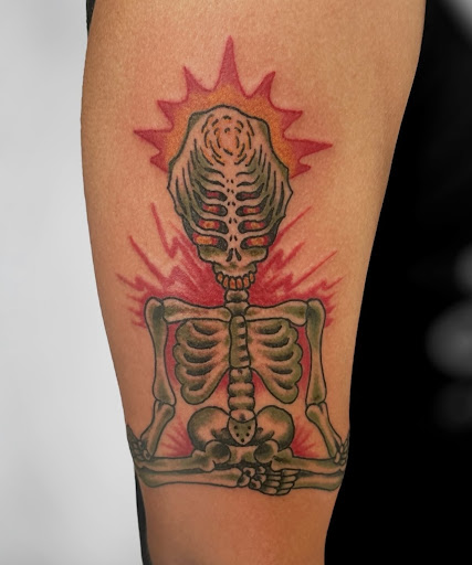 Explore tattoo ideas for behind the ear, creative tattoo ideas in Marietta, available at The Queen Bee Tattoo and Piercing Parlour