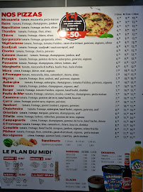 Menu / carte de LE PLAN PIZZA à Saint-Herblain