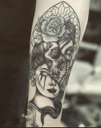 Explore forearm mens first tattoo ideas, creative tattoo ideas in Stevens Point, available at Black Rabbit Tattooing