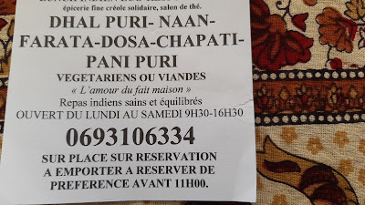 Lunch indien et épicerie à Saint-Pierre