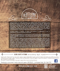 Sandwicherie Da Vittorino Bistrot à Olmi (le menu)