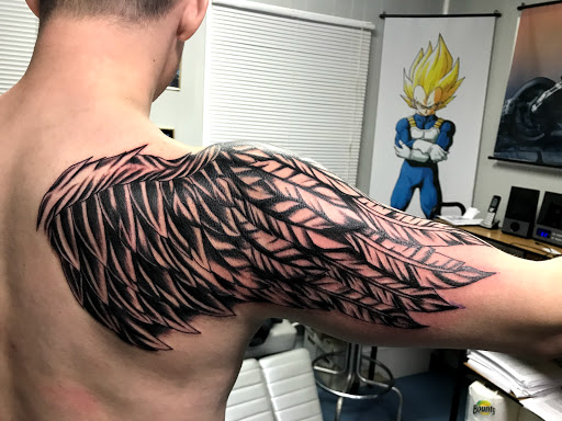 Explore walk by faith tattoo ideas, creative tattoo ideas in Muncie, available at The Tattoo Studio