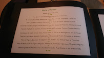 Restaurant français L'Adress à Bessines (le menu)