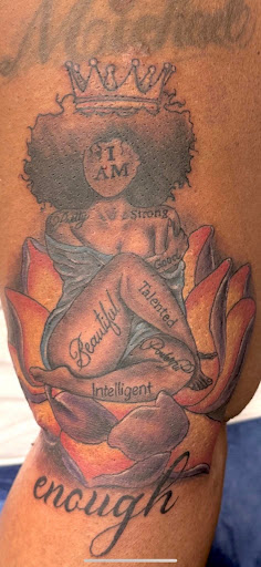 Explore boss tattoo ideas, creative tattoo ideas in Chicago, available at Stencils Art Tattoos