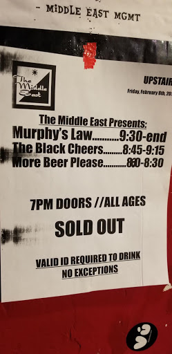 Middle Eastern Restaurant «Middle East Restaurant and Nightclub», reviews and photos, 472-480 Massachusetts Ave, Cambridge, MA 02139, USA