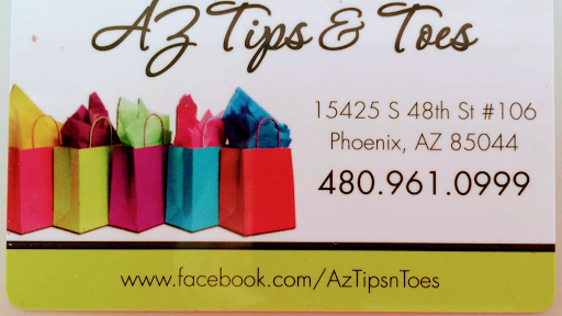 Nail Salon «AZ Tip & Toes Nails and Spa», reviews and photos, 15425 S 48th St # 106, Phoenix, AZ 85044, USA