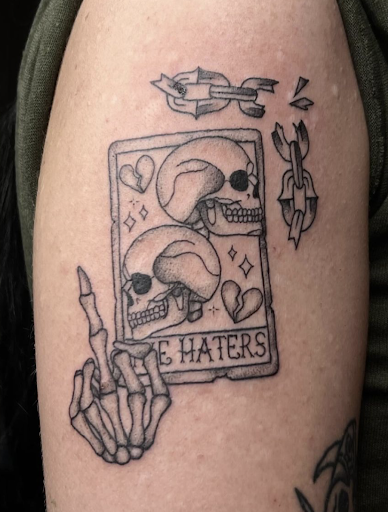 Explore fire and air tattoo ideas, creative tattoo ideas in Weatherford, available at Art 1st Custom Tattoos