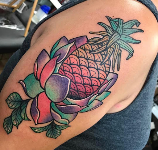 Explore collar bone tattoo ideas men, creative tattoo ideas in Fremont, available at Inkies Tattoo Studio