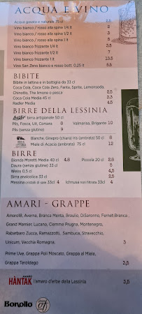 Ristorante Veneranda à Bosco Chiesanuova carte