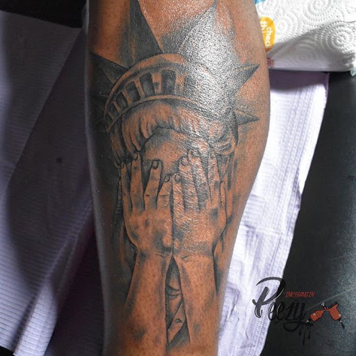 Explore anime couple tattoo ideas, creative tattoo ideas in Norcross, available at Ink Slangin Peezy