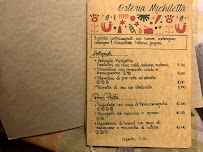 Osteria Michiletta à Cesena carte