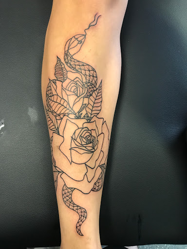 Explore scalp tattoo ideas, creative tattoo ideas in Muncie, available at The Tattoo Studio