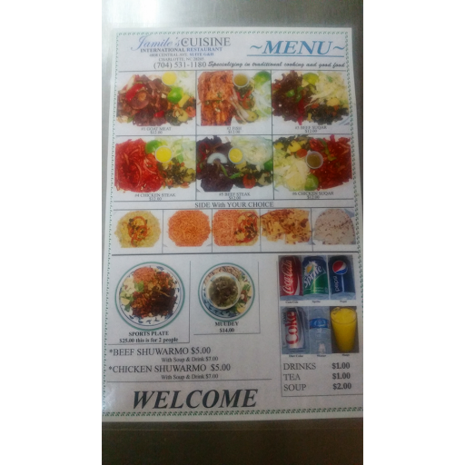 Restaurant «Jamiles Cuisine & Grocery Store», reviews and photos, 4808 Central Ave G & H, Charlotte, NC 28205, USA
