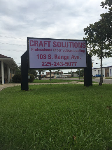 Employment Agency «Craft Solutions, Inc.», reviews and photos, 103 S Range Ave, Denham Springs, LA 70726, USA