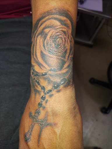 Explore snow tattoo ideas, creative tattoo ideas in Odessa, available at Little Dragon Tattoos Studio