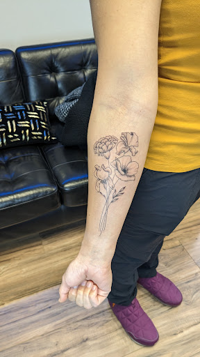 Explore small line work tattoo ideas, creative tattoo ideas in Broomfield, available at Wild Child Tattoo