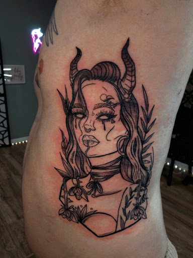 Explore anime tattoos ideas, creative tattoo ideas in North Tonawanda, available at Dark Side Ink Tattoo Studio