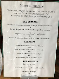 Menu / carte de La Toile à Beurre à Ancenis-Saint-Géréon