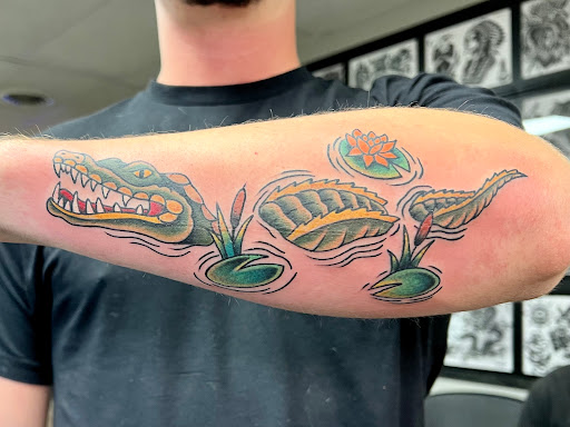 Explore anatomy tattoo ideas, creative tattoo ideas in Terre Haute, available at Timeless Tattoo LLC