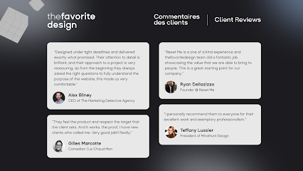 The Favorite Design | Webflow Agency Montreal