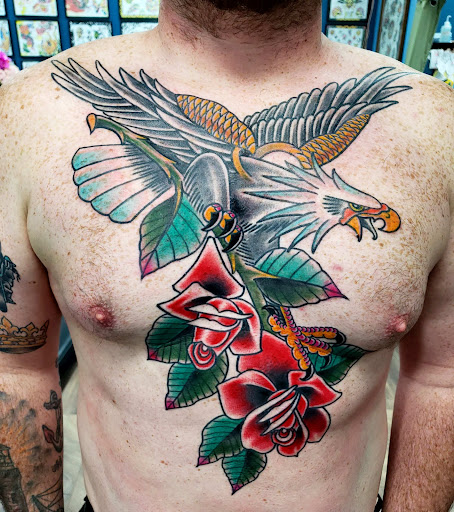 Explore climbing tattoo ideas, creative tattoo ideas in Egg Harbor Township, available at Mr. Blue Sky Tattoo