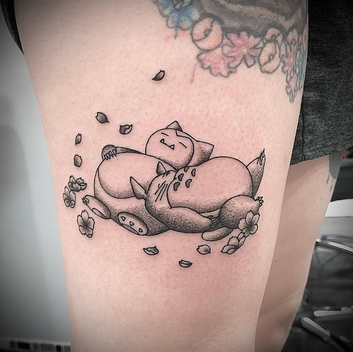 Explore rock tattoo ideas, creative tattoo ideas in Schaumburg, available at Atmosphere Tattoo Gallery - Schaumburg