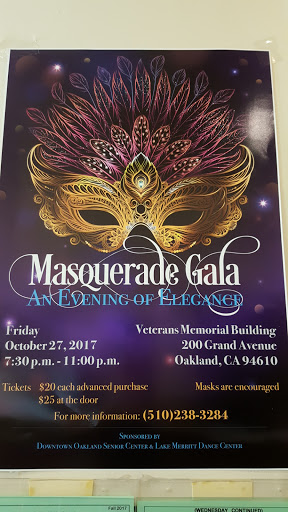 Event Venue «Lake Merritt Dance at Veterans Memorial Building», reviews and photos, 200 Grand Ave, Oakland, CA 94610, USA