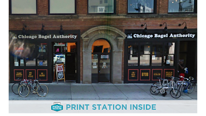 PrintWithMe Print Kiosk at Chicago Bagel Authority (Belmont)