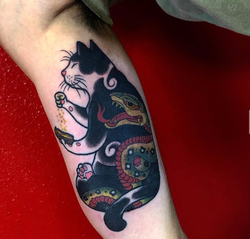 Explore lemon tattoo ideas, creative tattoo ideas in Springdale, available at Tattoo Cartel