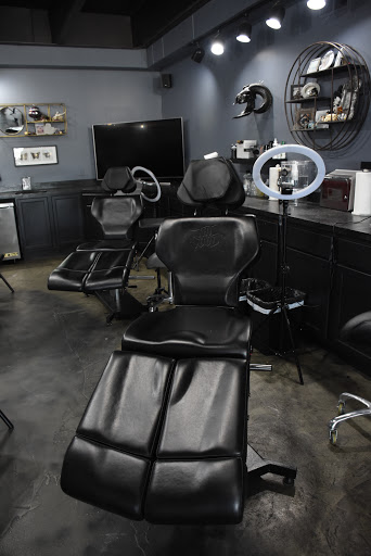 Explore leg tattoos men ideas, creative tattoo ideas in Clear Lake, available at Studio 65 Tattoos