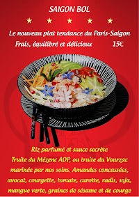 Menu / carte de Paris Saigon à Brives-Charensac