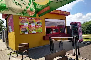 Kurczak z rożna kiosk gastronomiczny image