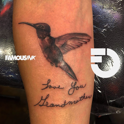 Explore brother memorial tattoo ideas, creative tattoo ideas in Hammond, available at Famous Ink, Inc.