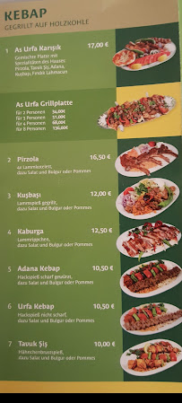 Urfa kebab Bielefeld à Bielefeld menu