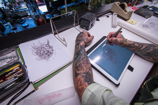 Tattoo Shop «Landmark Tattoo», reviews and photos, 609 E 13th Ave, Denver, CO 80203, USA