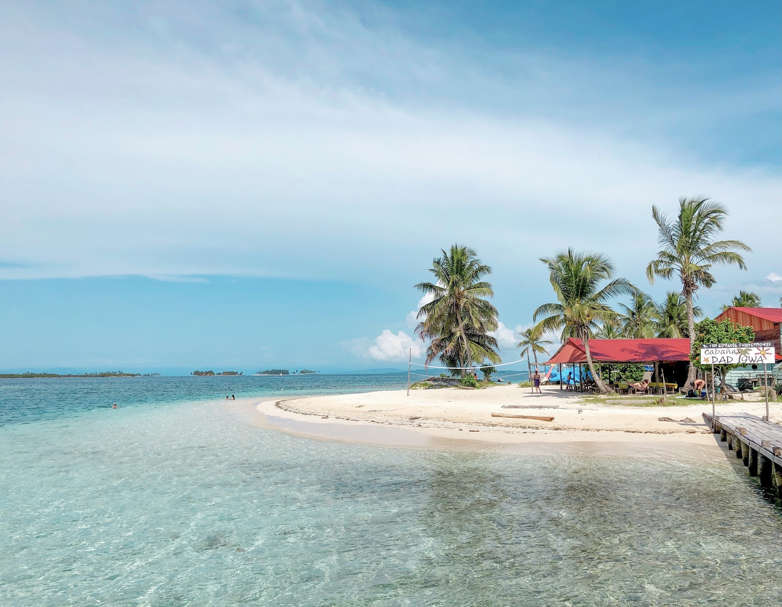 Foto av Niadub Island beach med vit fin sand yta