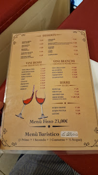 Pizzeria Andrea à Rome menu