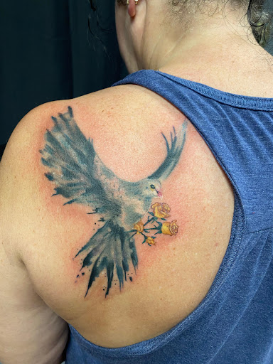 Explore jesus sleeve tattoo ideas, creative tattoo ideas in Birmingham, available at Classic 13 Tattoo