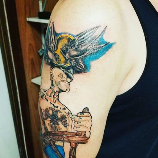 Explore tattoo ideas for music, creative tattoo ideas in Cumberland, available at Queen City Ink