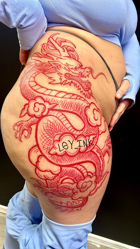 Explore mens outer forearm tattoo ideas, creative tattoo ideas in Bronx, available at LEY iNK TATTOOS