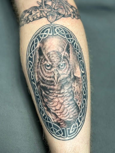 Explore tattoo ideas for upper arm, creative tattoo ideas in Papillion, available at Moon Water Tattoo