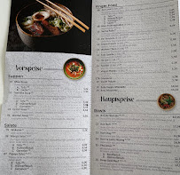 Menu / carte de BaTu à Nördlingen