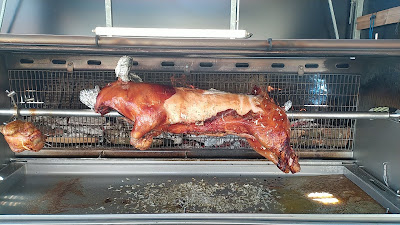 Label poulette Rôtisserie au feux de bois à Courpière