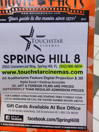 Movie Theater «Touchstar Cinemas - Spring Hill 8», reviews and photos, 2955 Commercial Way, Spring Hill, FL 34606, USA